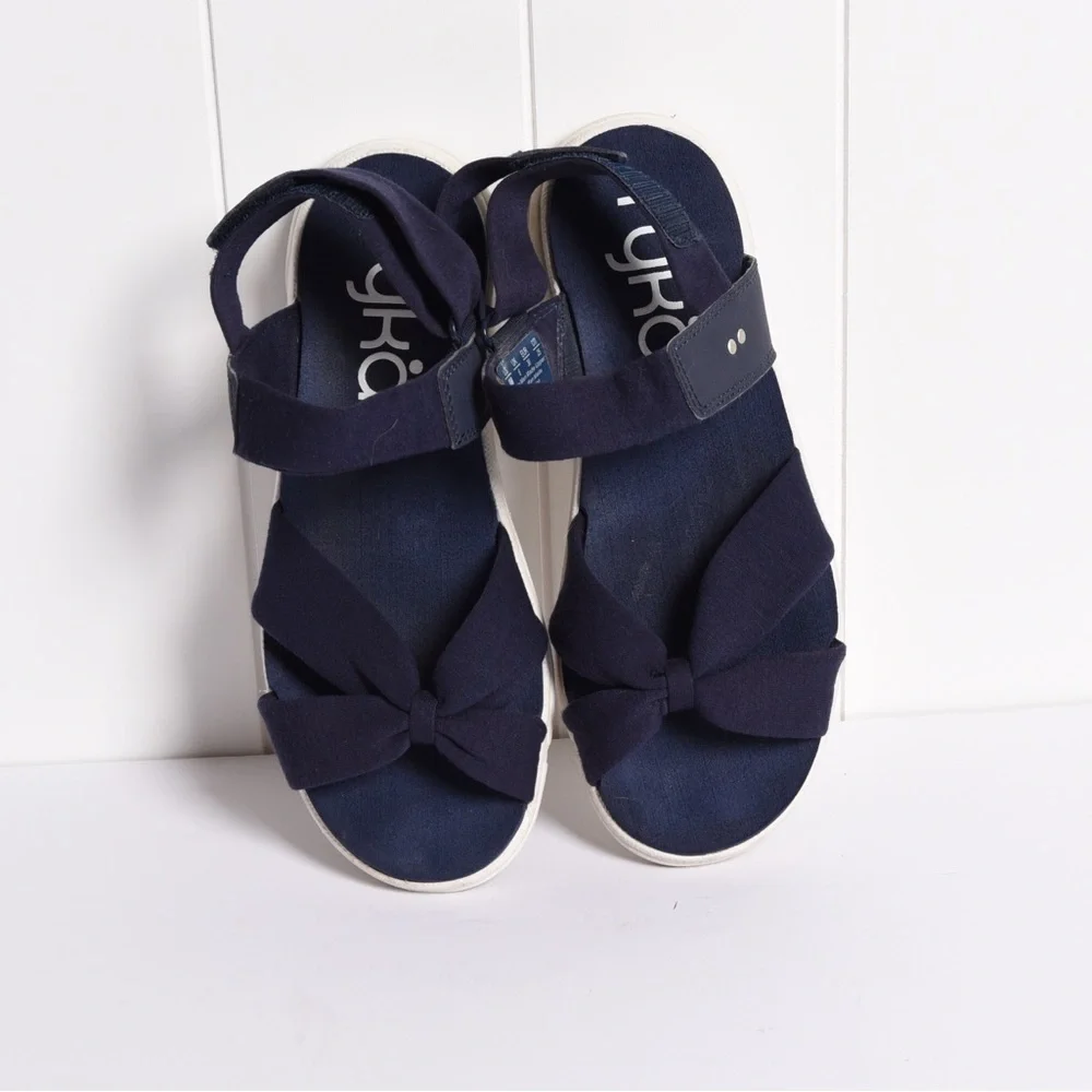 Ryka Women's Mallorie Navy Blue sandals, size 8 - Picture 5 of 6